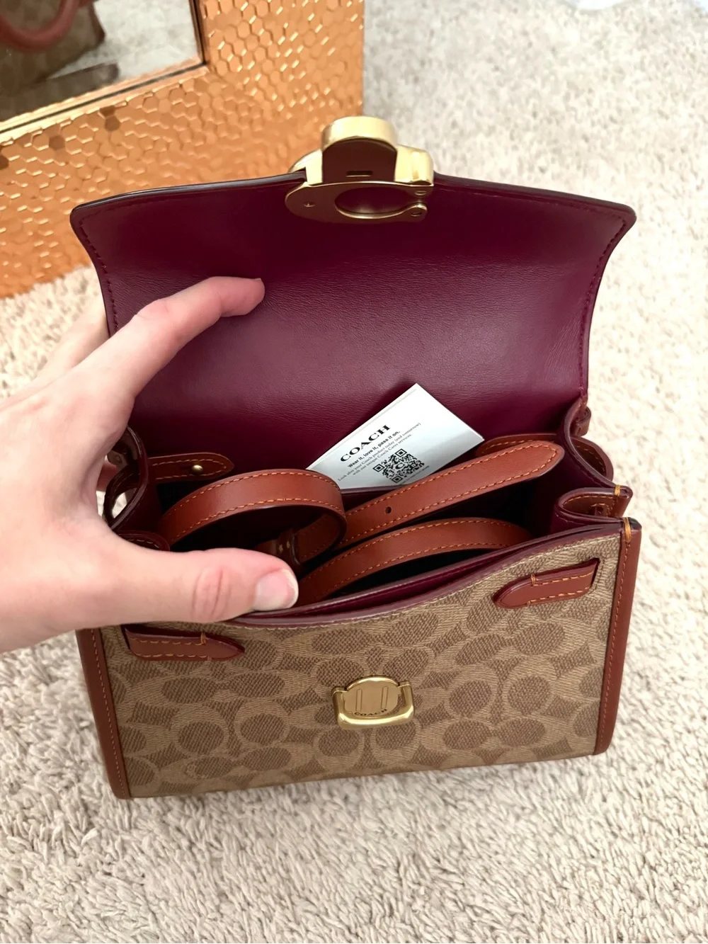 Coach Sammy top handle bag